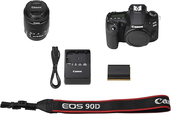 Canon EOS 90D Kit EF S 18 55 IS STM Spiegelreflexcamera lens