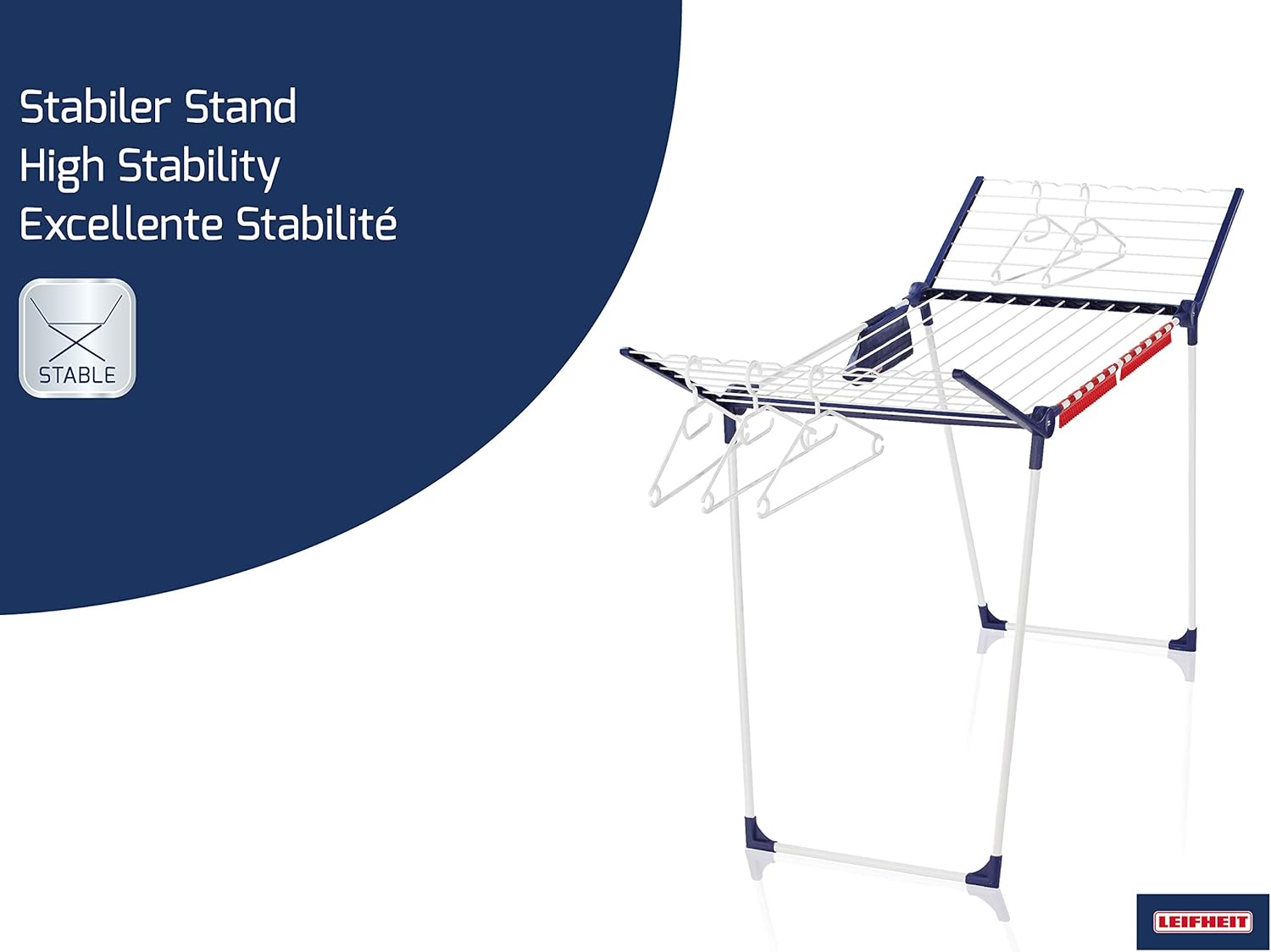 Leifheit Pegasus 200 Solid Comfort Standing Clothes Airer - Image 4