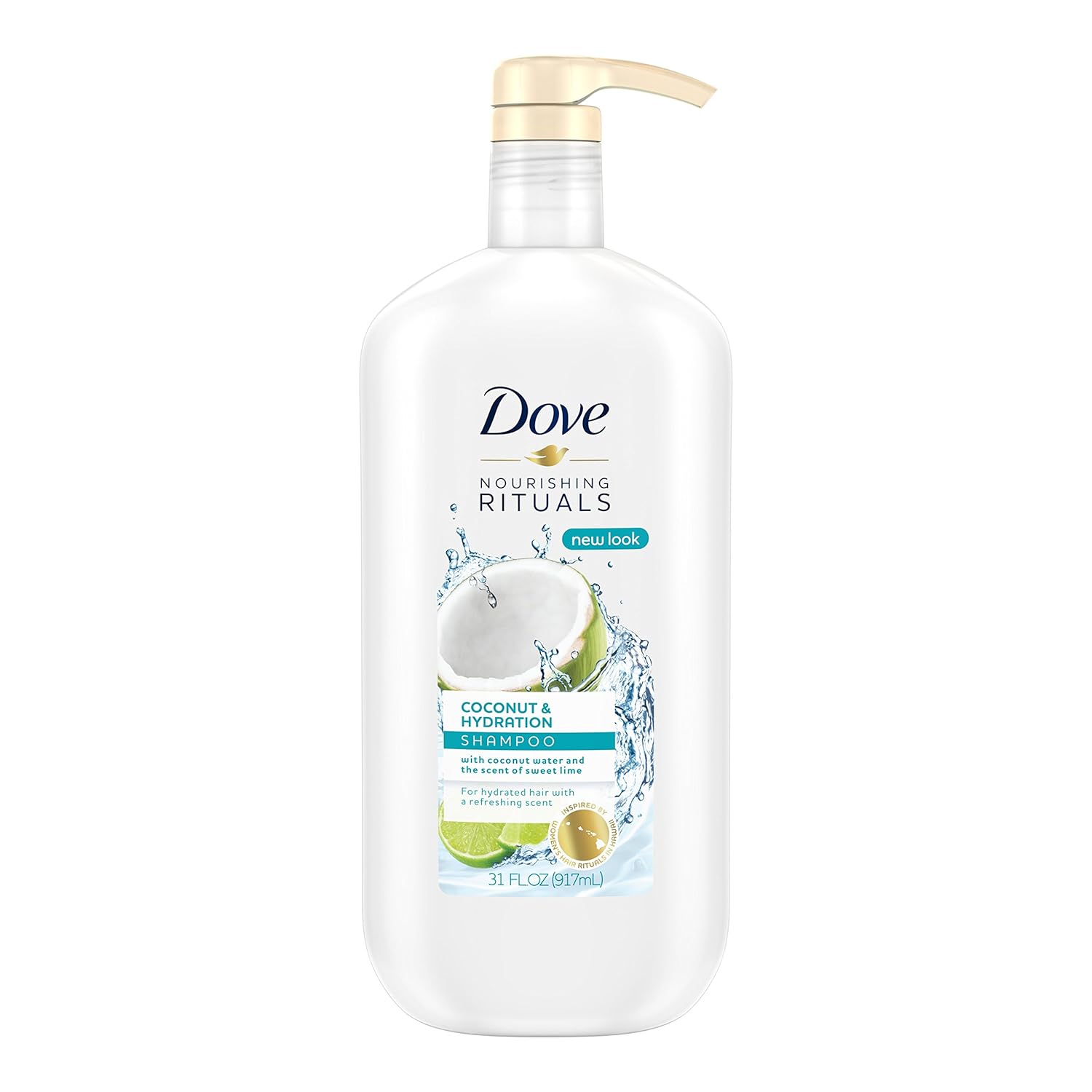 Dove Dry Hair Shampoo Coconut & Hydration, 31 Ounce Beauty
