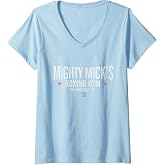 Womens Rocky Mighty Micks Boxing Gym V-Neck T-Shirt