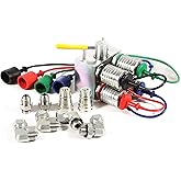 Manual Hydraulic Multiplier, SCV Splitter/Diverter Valve with Couplers and Ag Fittings - 20 GPM Flow, 3000 PSI Max Pressure,Expand Your Hydraulic Control with Ease