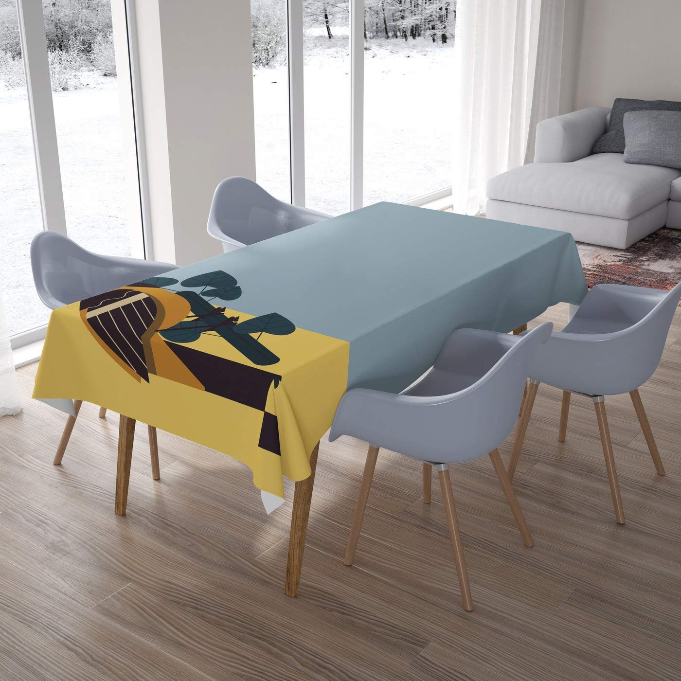 Bonamaison Kitchen Decoration, Tablecloth, 140cm x 200cm - Designed and Manufactured in Turkey