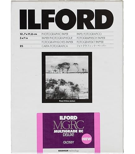 Amazon.com: Ilford Multigrade V RC Deluxe Pearl Surface Black