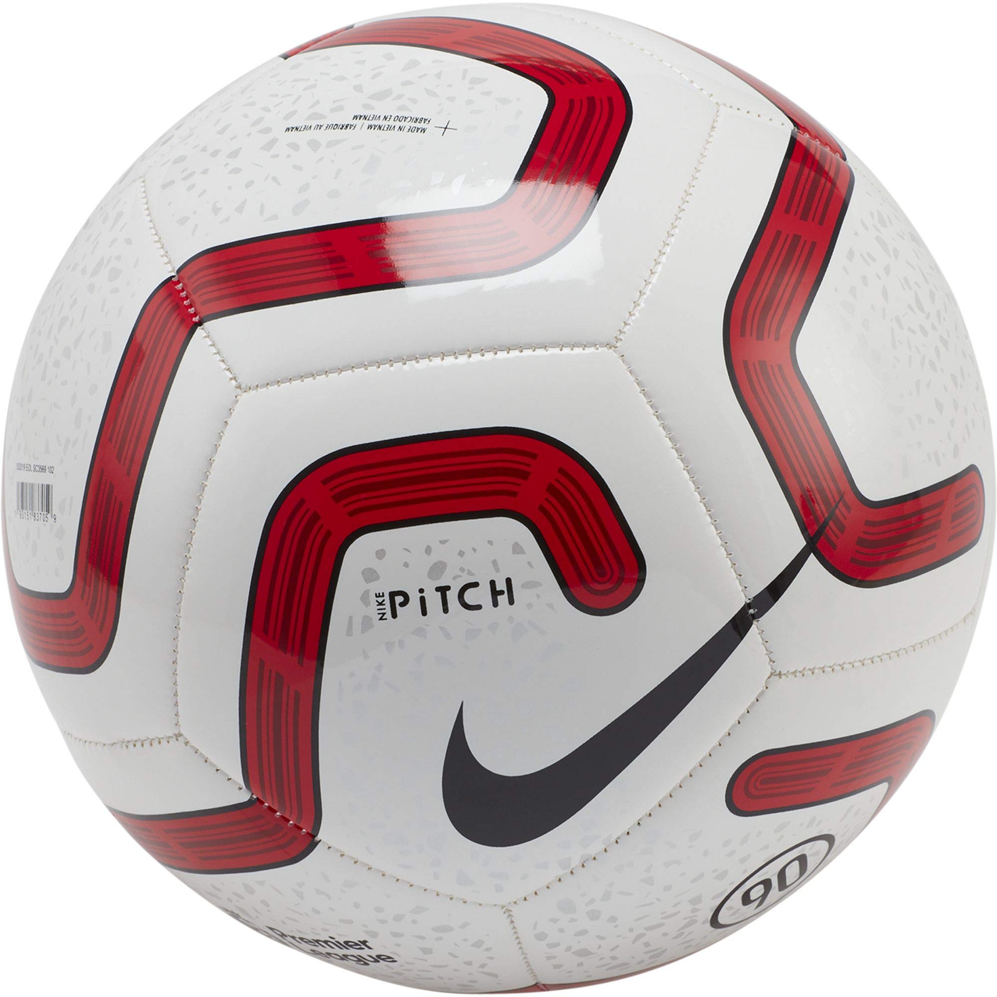 Nike Premier League Pitch Soccer Ball White Red Desertcart