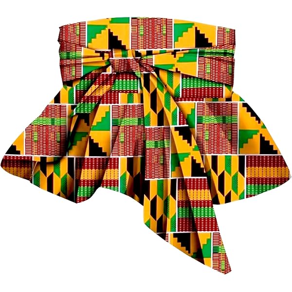 Amazon.com: VeritableWax African Women Waist Belts Print  display picture 1
