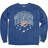 Blue 84 NBA Officially Licensed Crewneck Sweatshirt Ringspun Team Color Stars