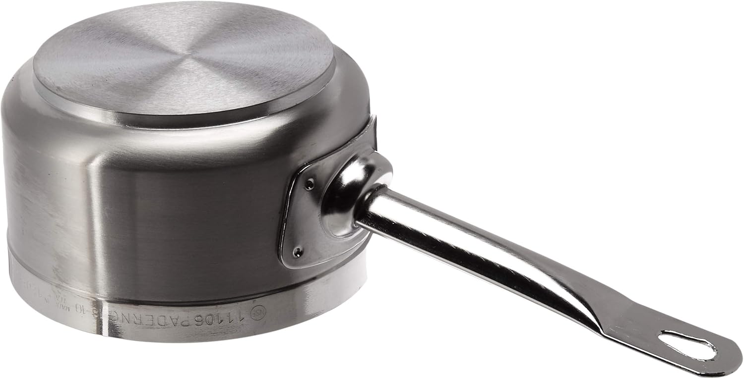 Paderno World Cuisine "Grand Gourmet Stainless-steel 1-1/4-Quart Sauce Pan, Silver - Image 5