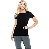 Natural Uniforms Women's Short Sleeve Round-Neck T-Shirt Under Scrub