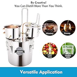 DEWOSEN Shine Still 5 GAL 3 Pots Distillery Kit for