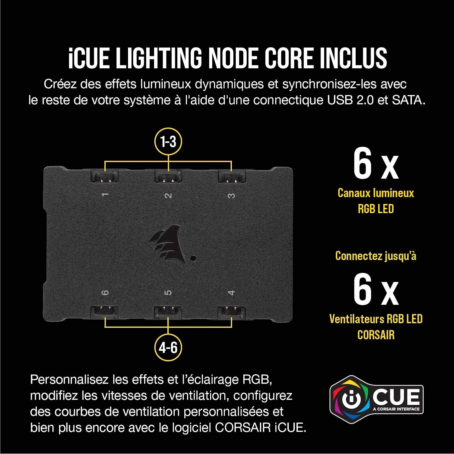 Corsair Icue Sp140 Rgb Pro 140mm Led Rgb Silencieux Flux D Air Eleve Ventilateur De Refroidissement Double Pack Amazon Fr Informatique
