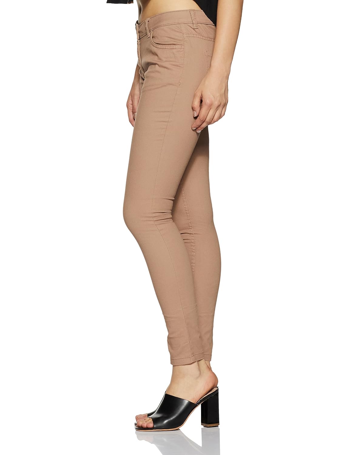 honey by pantaloons womens solid chino