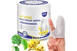 Cat Chin Acne Finger Wipes (Dual-Finger Version) - Advanced 2-Finger Grip for Stubborn Blackheads - Gentle, Soothing & Effect