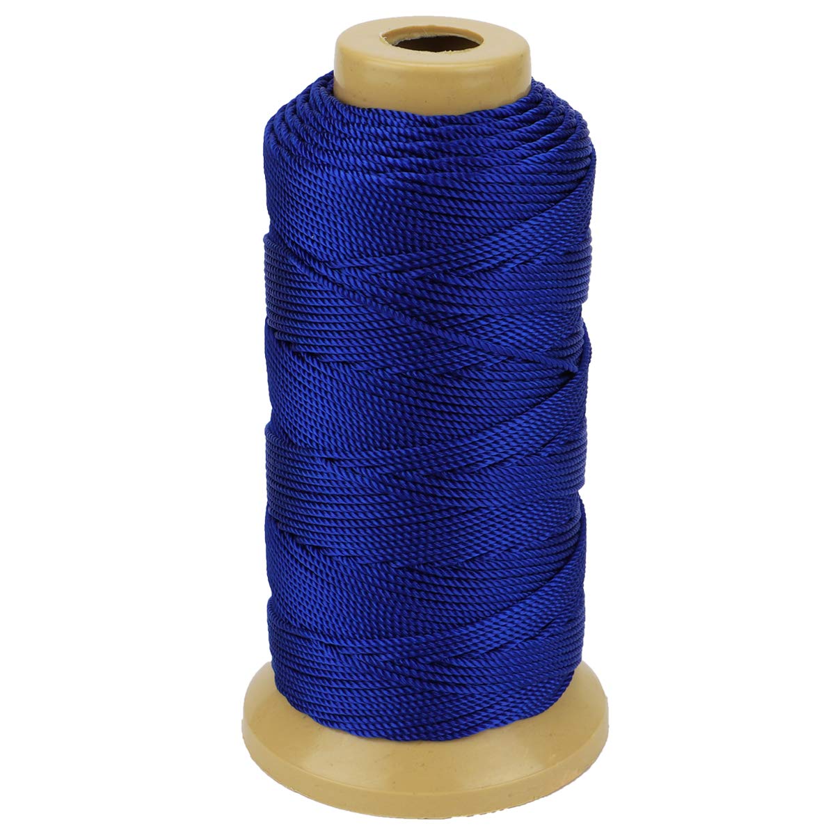 McFanBe 328 Feet Twisted Nylon Twine String Cord for Gardening Marking DIY Projects Crafting Masonry (1.5mm-328 feet, Blue)