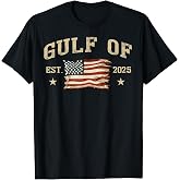 Gulf of USA America Retro Flag USA Beach T-Shirt T-Shirt