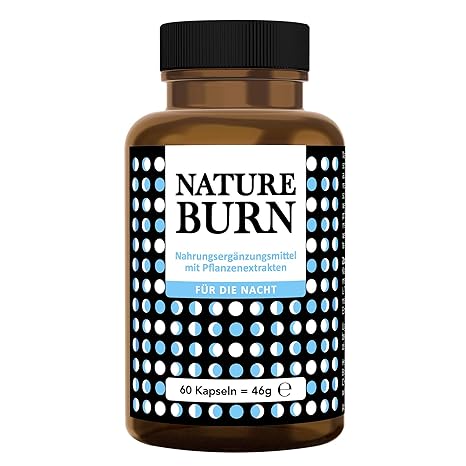 Natureburn - Natürlicher Nacht-Fatburner, Abnehmen + Appetitzügler + Schlafsupport, Diät im Schlaf, die Nummer 1 Rezeptur auf