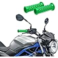 HAOBO 2Pcs Motorcycle Handlebar Grips, 7/8" 22mm 24mm Motorcycle Comfort Hand Handlebar Grip Thruster Grip, Non Slip Rubber Hand Handle Grips Dirt Bike Parts Universal for Motorcycle, Bike