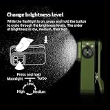 OLIGHT Oclip Pro Olive Clip On Torch 500 Lumens USB-C Rechargeable LED view 8