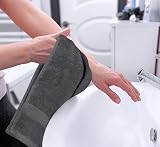 Utopia Towels Premium Hand Towels 6 Pack 41x71 cm 600 GSM Grey view 3