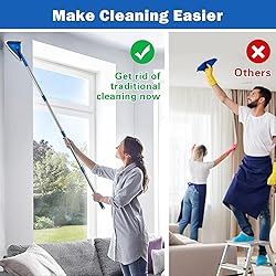 Wall Cleaner Mop with Stainless Steel Handle