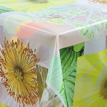 Laro Wachstuch Tischdecke Abwaschbar Garten Tischdecke Wachstischdecke Pvc Plastik Tischdecken Eckig Meterware Wasserabweisend Abwischbar Gai Grosse 118x220 Cm Muster Blumen Solea Amazon De Kuche Haushalt