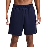 Reebok Mens Point Guard 7” Short, Standard Fit, Lightweight Breathable Mesh Fabric