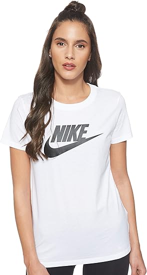 Amazon ナイキ スポーツウェア Tシャツ エッセンシャル アイコン フューチュラ Us サイズ Small カラー ホワイト アクティブシャツ Tシャツ 通販