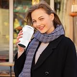 Aolieh Travel Mug 380 ml Stainless Steel Insulated Cup with Lid White view 7