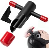 Arrowbash Bowling Ball Finger Insert Removal Tool Set 31/32 Inch Diameter | with Thumb Saver Bowling Protector Right or Left Handed Aircraft Aluminum Construction Black Hard Anodize Finish
