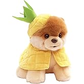 GUND Boo World's Cutest Dog Pineapple Outfit Plush Stuffed Dog Pomeranian, 9"