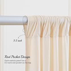 8x10FT Champagne Backdrop Curtains for Wedding