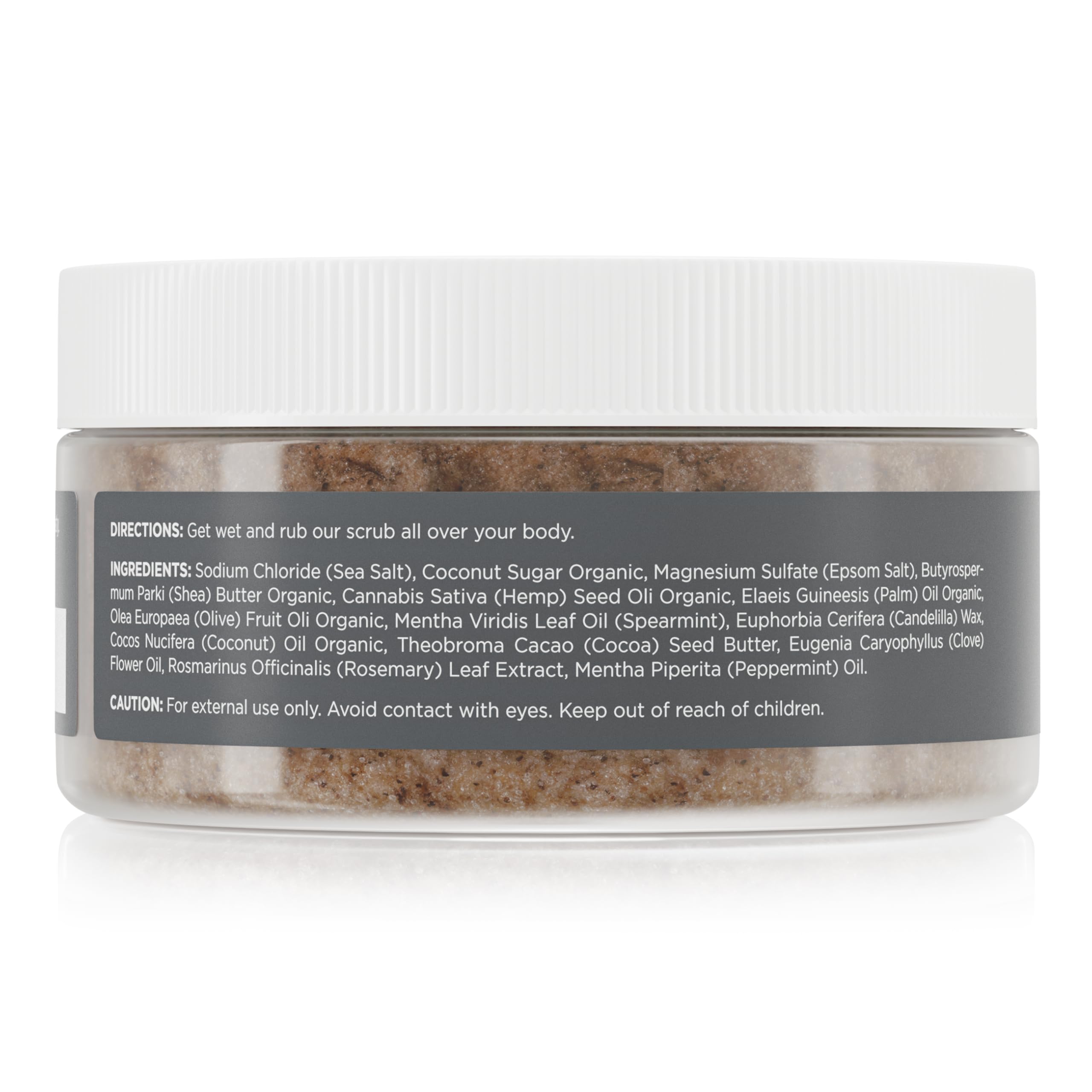 Pure for Men's Exfoliating Bum & Body Scrub | Gentle & Natural Cleanser, Removes Dead Skin Cells & Leaves Skin Smooth | Lemon & Spearmint | 8 ounces