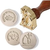 Custom Pottery Stamp for Clay - Personalized Pottery Stamp with Your Logo Design, Create Unique Imprints, Ideal Gift for Potters, Essential Polymer Clay Tool for Creative Projects