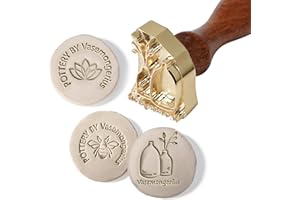 Custom Pottery Stamp for Clay, Personalized Clay Stamp with Your Logo Design, Create Unique Imprints in Pottery, Gift for Pot