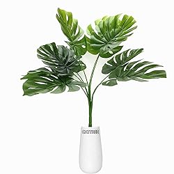 CATTREE Fake Plants, 28" Tall Faux Tropical Palm