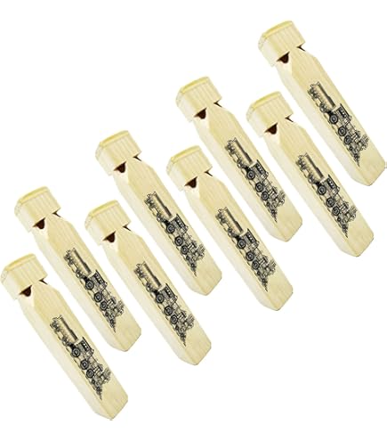 Wooden Train Whistle | Very Realistic Wooden 4 Tone Steam Locomotive