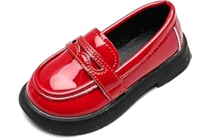 Mybozz Kids Dress Shoes Girl’s Boy’s Oxford Shoes Slip On School Uniform Shoes