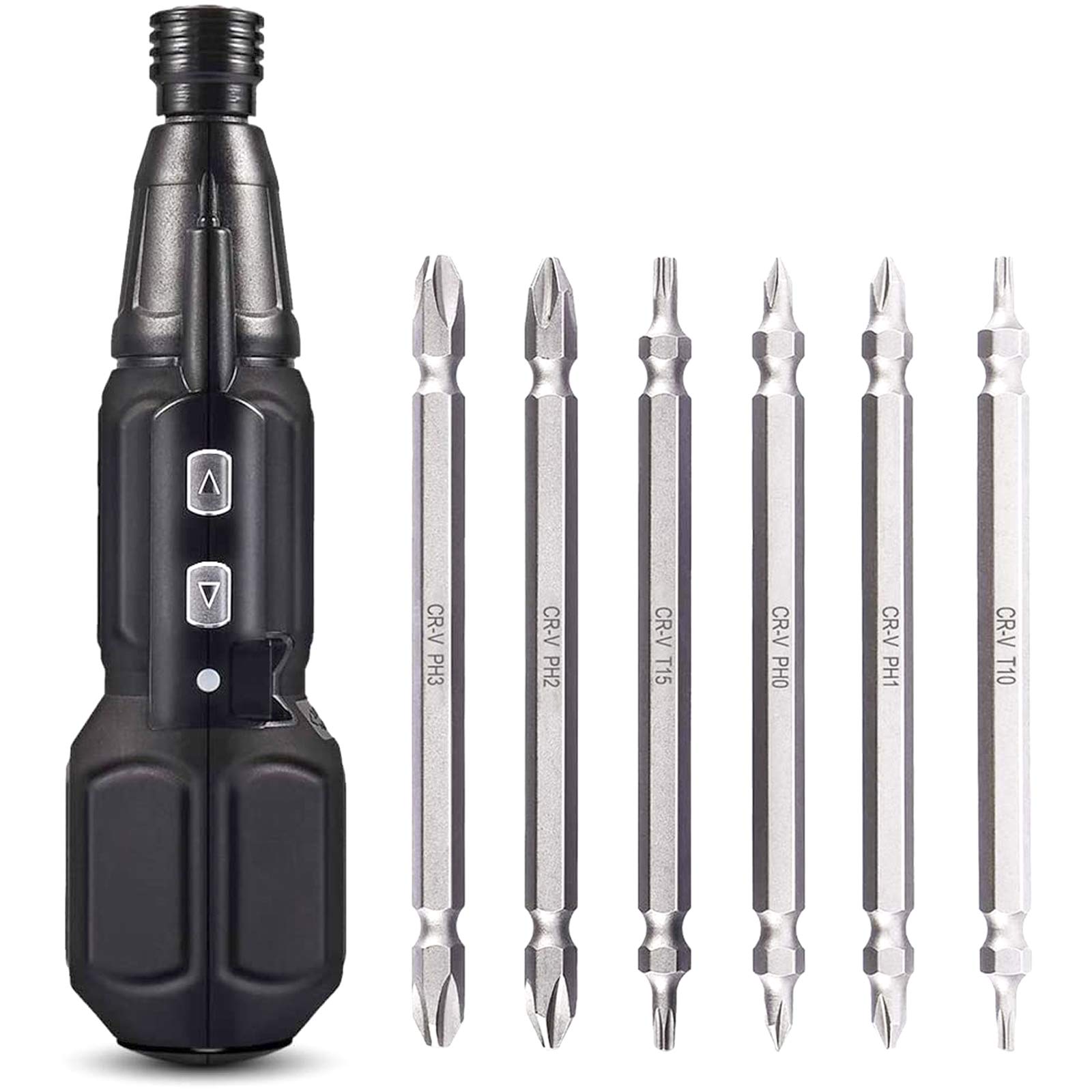Opaltool Electric Screwdriver Sets Portable Mini Automatic Rechargeable Screwdriver Set with 6 Changeable Screw Bits for Home DIY, Newbies and Experienced