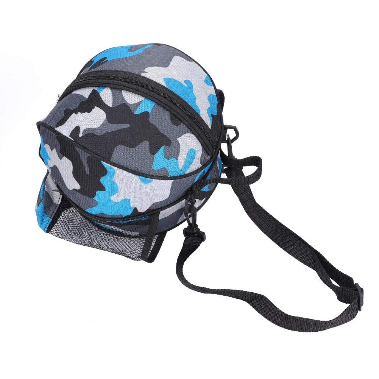 Alomejor Basketball Carrying Bags Sports Ball Carry Backpack Portable Single Shoulder Bag for Basketball Football Volleyball Large Storage Space Capacity(Blue)