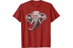 VINTAGE STATE OF ALABAMA GIFTS AND APPAREL Alabama Elephant Lovers T-Shirt