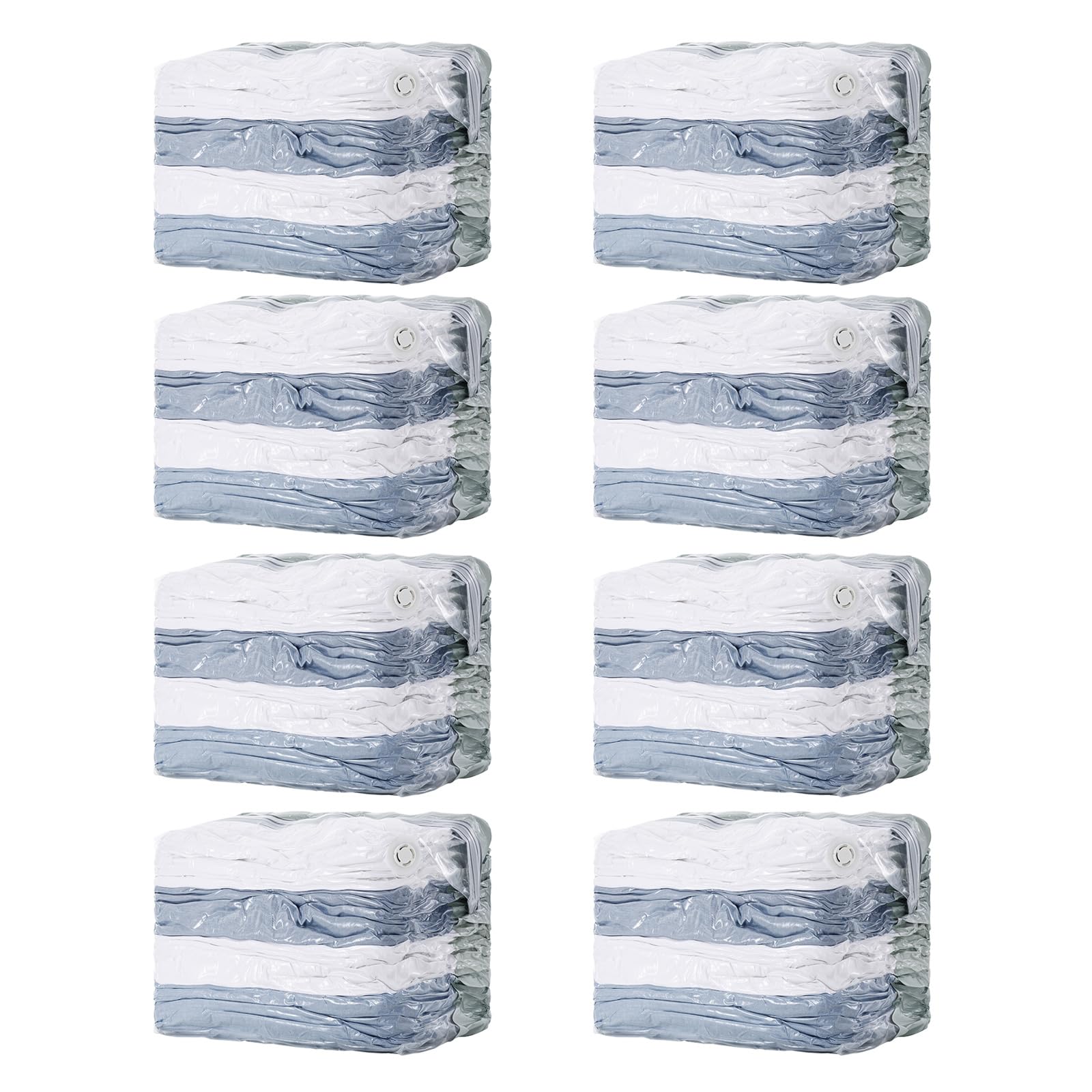 Photo 1 of TAILI 8 Pack Vacuum Storage Bags Space Saver, Jumbo Cube 31x40x15 Inch, Extra Large Vacuum Sealed Bags for Comforters Blankets, Bedding, Clothes, Duvets, Closet Organization