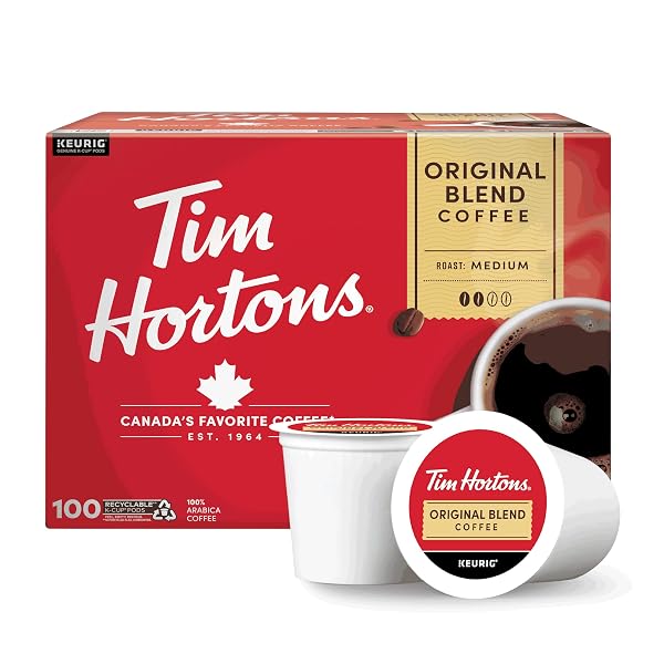 TIM HORTONS ORIGINAL BLEND, MEDIUM ROAST COFFEE, SINGLE-SERVE...