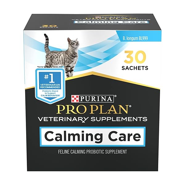 PURINA PRO PLAN VETERINARY SUPPLEMENTS CALMING CARE CAT SUPPLEMENTS – 30 CT. BOX