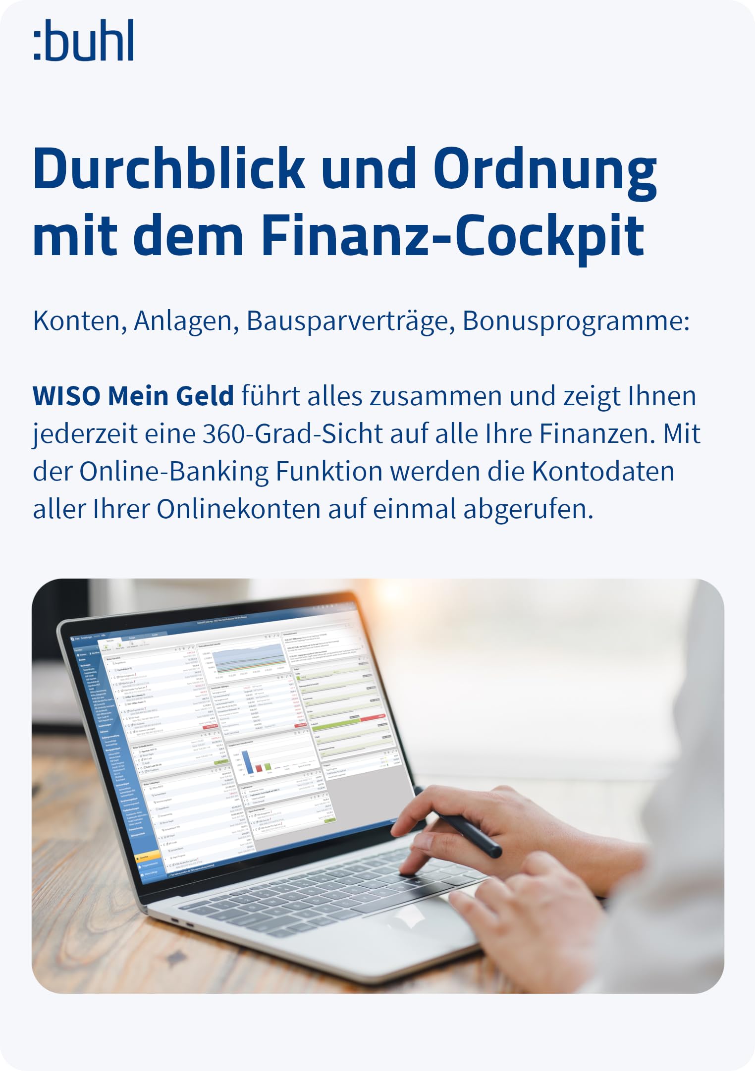 WISO Mein Geld Prof. 2026 | Online-Banking für alle Konten | Perfekter Überblick über Ihre Finanzen | Prof.: Mehr Auswertungen, Verwaltungsmöglichkeiten, uvm. | Windows Download | Updates bis 2028 2