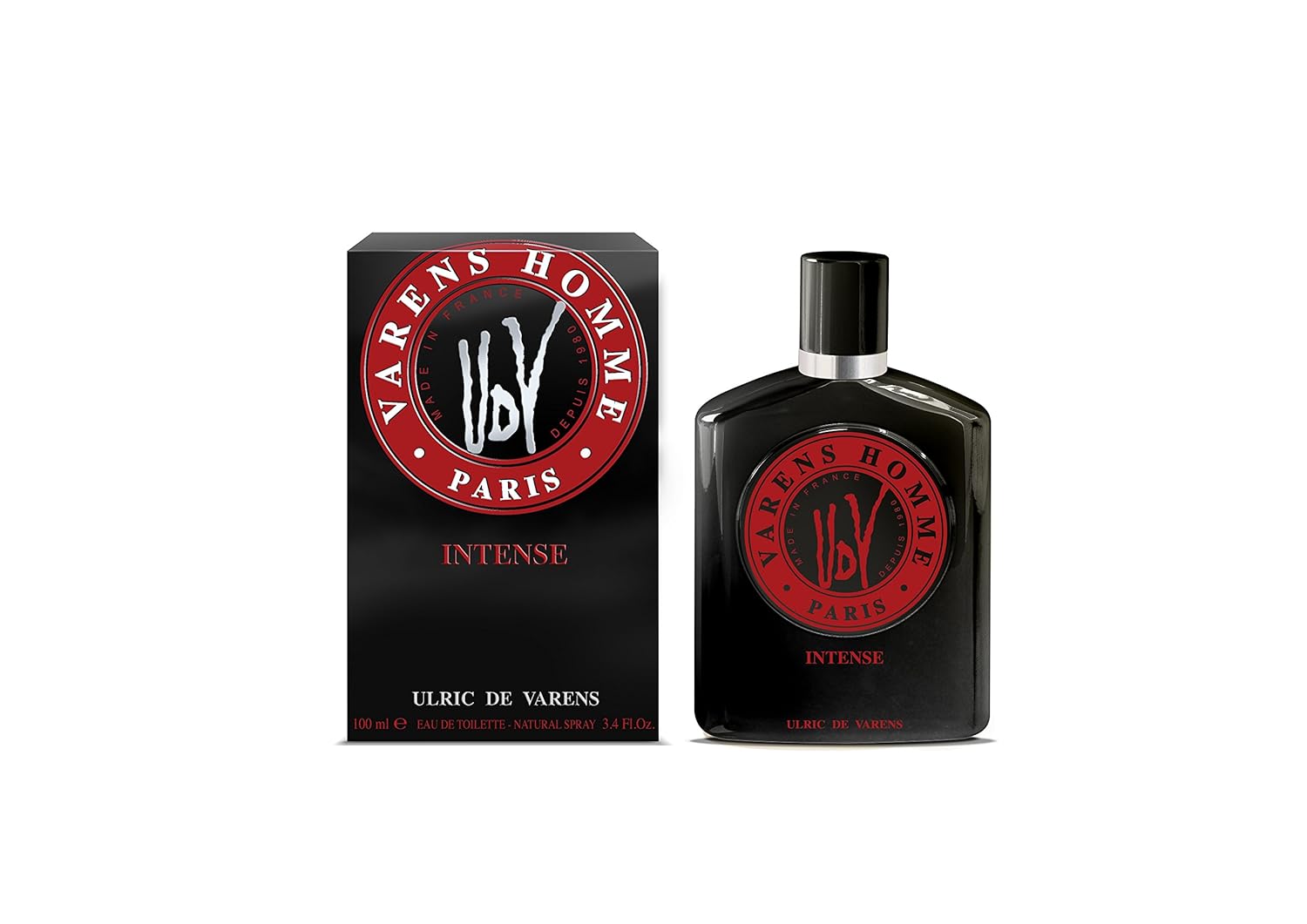 Ulric De Varens Homme Cologne, Intense, 3.4 Ounce Beauty