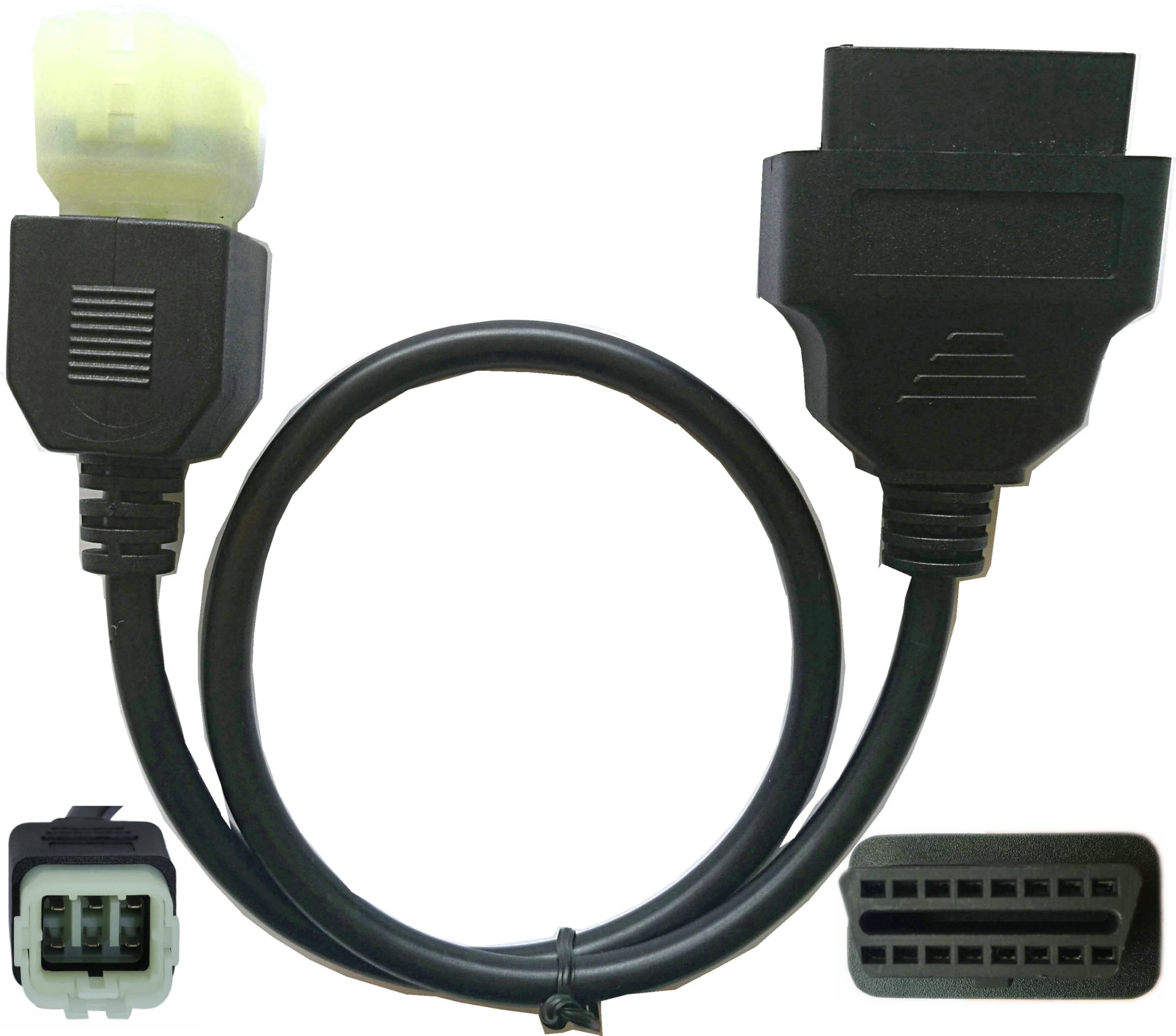 OTKEFDI 6 Pin OBD Adapter for Motor Diagnostic Connect