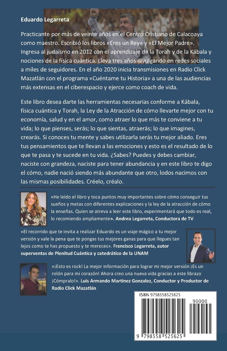 Testimonios Reales Sobre La Ley De Atraccion Amazon.com: Kábala Cuántica: Naciste para tener abundancia (Spanish  Edition): 9798558525625: Legarreta, Eduardo: Libros