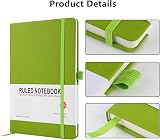 Lefute Grass Green A5 Notebook 200 Pages 80 GSM Hardback with Lined Pages view 3