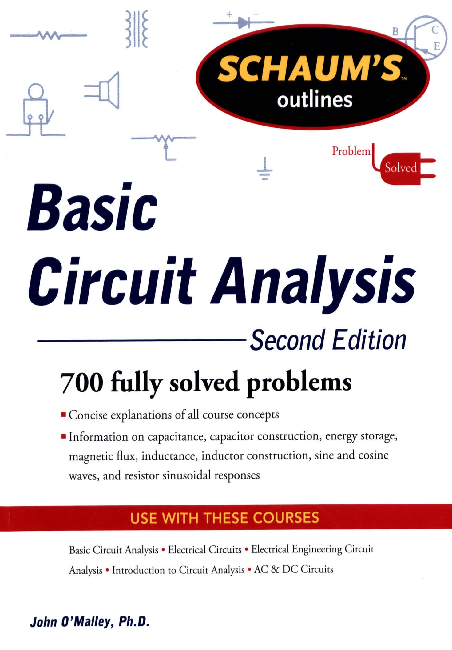 Kindle Store,Kindle eBooks,Education & Teaching Schaum's Outline of Basic Circuit Analysis, Second Edition (Schaum's Outlines) John O'Malley