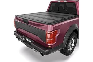 OEDRO Hard Quad-Fold Low-Profile Tonneau Cover Fit for Ford F-150 F150 2015-2026, Fit for F-150 Lightning 2022-2026, with 5.5ft Bed