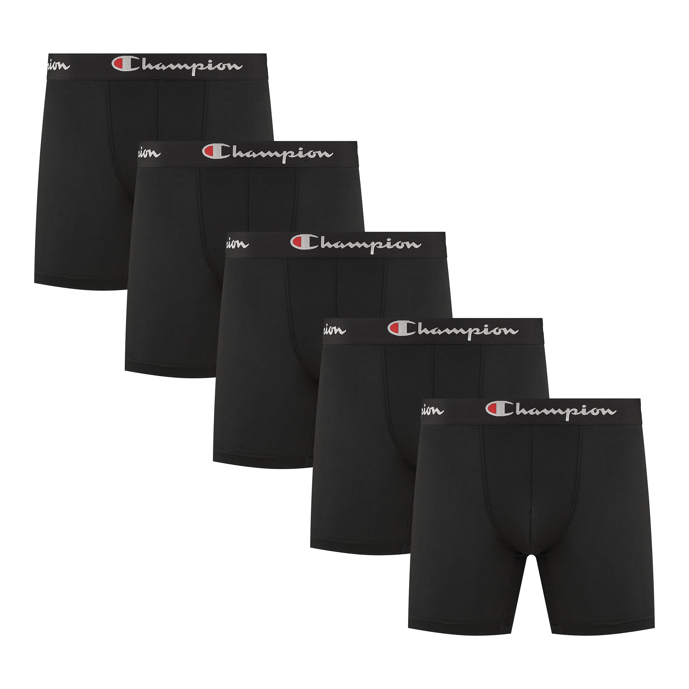 Champion Men’s 5 Pack Performance Boxer Brief